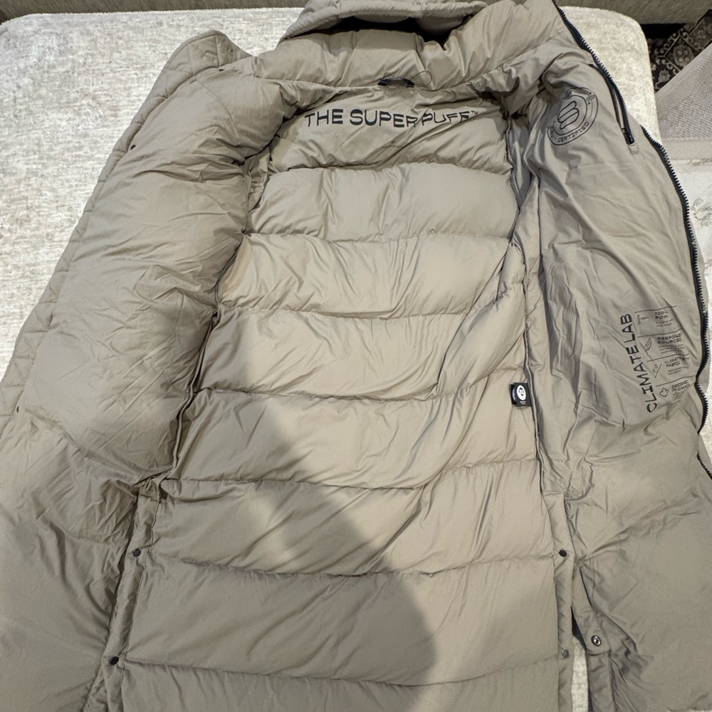 Aritzia Taupe Puffer Coat Long - Modern Taupe - Picture 5 of 6